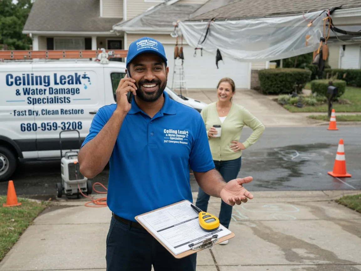 Ceiling Leak Cleanup Fairborn, OH FAQs